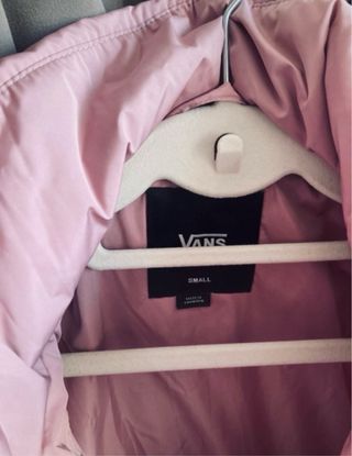 Casaco acolchoado rosa Vans