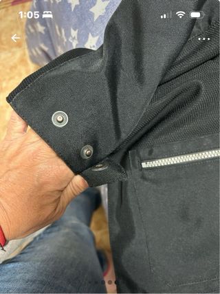 Chaqueta de moto negra alpinestar