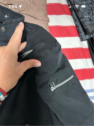 Chaqueta de moto negra alpinestar