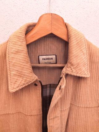 Parka de pana beige