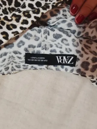 Falda estampada leopardo