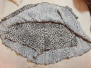 Falda estampada leopardo