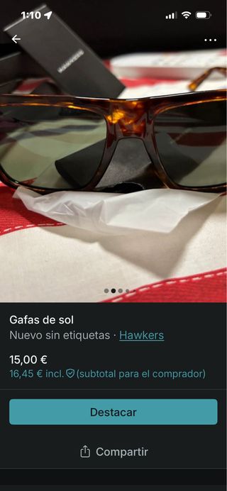 Gafas de sol Hawkers marrones