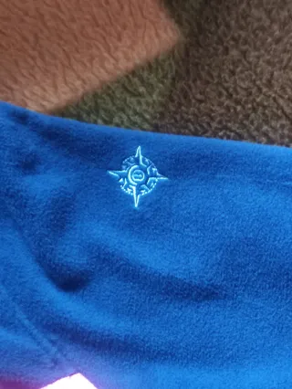 Chaqueta polar Tribord azul y rosa