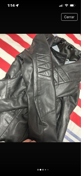 Chaqueta Biker Negra Mujer