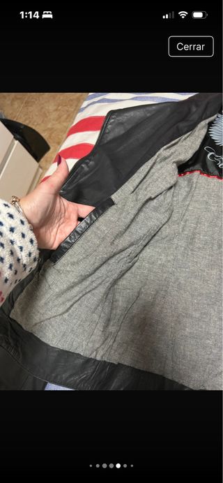 Chaqueta Biker Negra Mujer