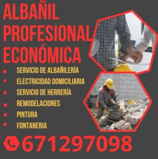 ALBAÑIL PROFECIONAL ECONÓMICO