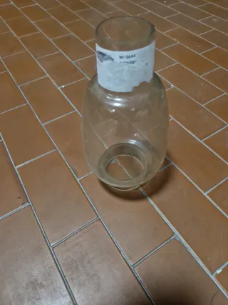 Vetro Camino Lampada a Petrolio Trasparente