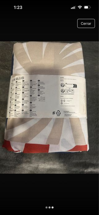 Juego de sábanas IKEA HYLSNEJLIKE descatalogado