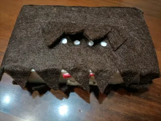 Libro mostro Harry Potter marrone fatto a mano