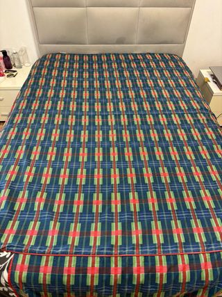 Capa de edredão dupla face 150x190