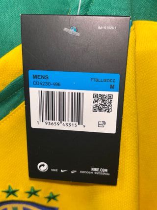 Camiseta Ronaldinho Brasil talla M