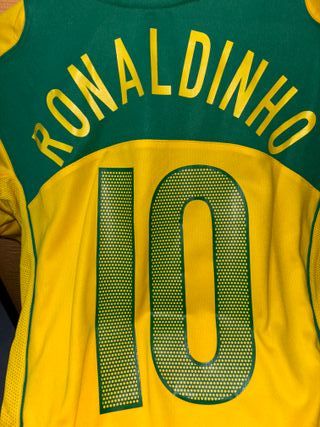 Camiseta Ronaldinho Brasil talla M