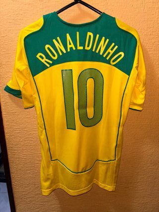 Camiseta Ronaldinho Brasil talla M