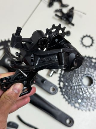 Microshift Adventx 10v con pinzas de freno