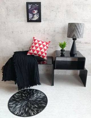 Mobili e decorazioni in miniatura scala 1/6 per Barbie