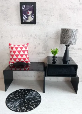 Mobili e decorazioni in miniatura scala 1/6 per Barbie