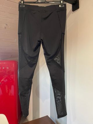 Leggings neri Champion con inserti trasparenti