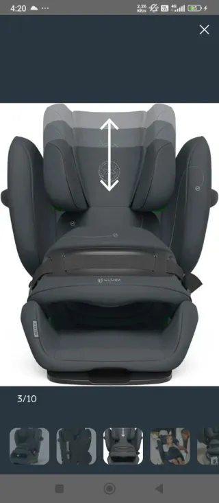 Silla coche Cybex pallas G i-zide