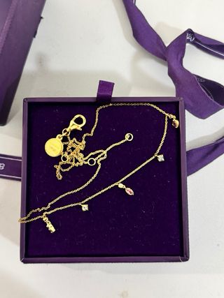 Cadena Aristocrazy Plata y Oro con Piedras