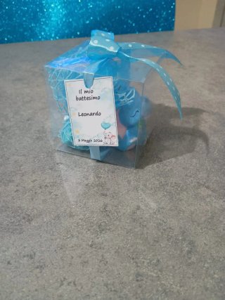 Bomboniera Elefantino Azzurro