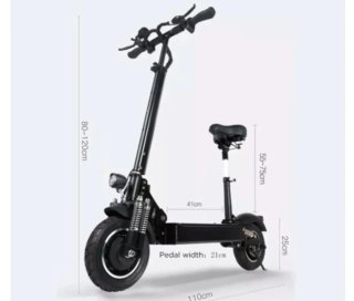 Patinete Eléctrico Janobike T10 2x2000W
