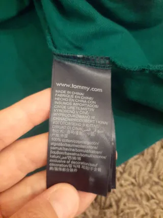 2 Polos Tommy Hilfiger Hombre Azul y Verde