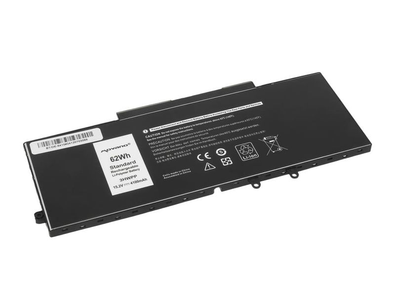 Batería Movano para Dell Latitude 14 (5410), 15 (5510) / 15.2V 4100 mAh afbeelding 3