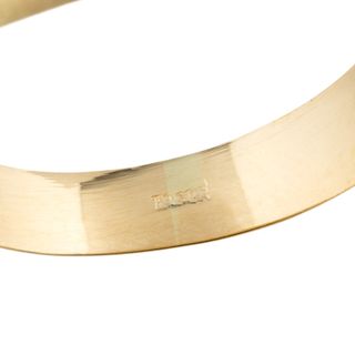 sello oro 18k con piedra con circonita