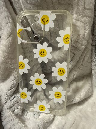 Funda iPhone 13 Pro Max Flores Sonrientes