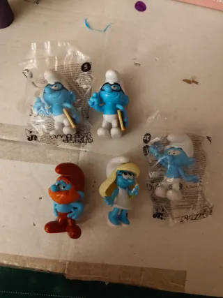 Colección 5 Figuras Pitufos