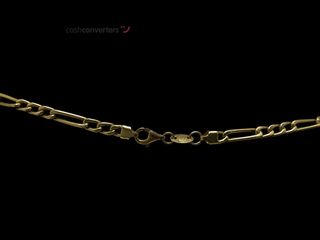 cadena oro 18k 30cm