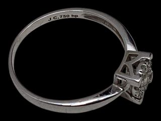 anillo oro 18k con diamante