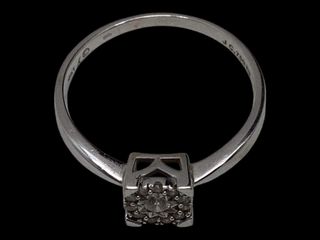 anillo oro 18k con diamante