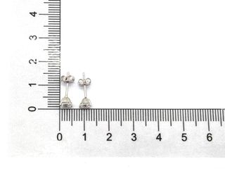 pendientes oro 18k con piedra con circonita