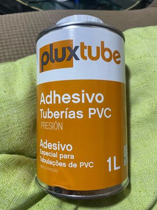 Adhesivo PVC Pluxtube Presión 1L