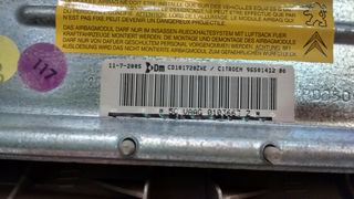 96501412 BEIGE AIRBAG DE RODILLA CITROEN C5 1ª GENER. (RC/RE) 2004-2005-2006-2007-2008