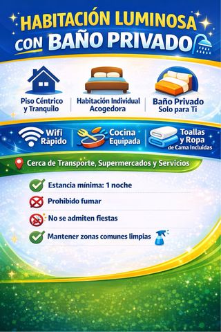 Habitacion por dias en santiago de de compostela