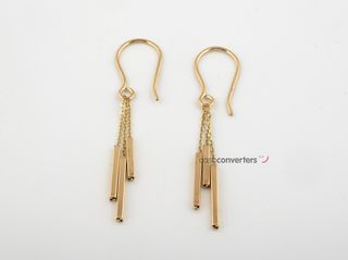 pendientes oro 18k