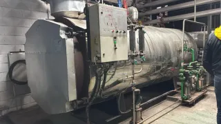 Caldera de vapor industrial