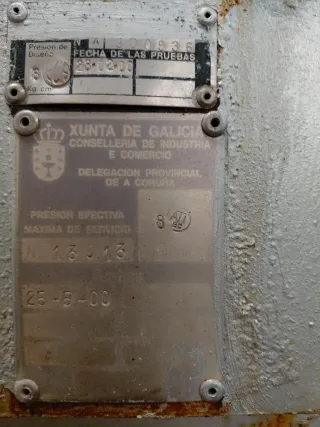 Caldera de vapor industrial