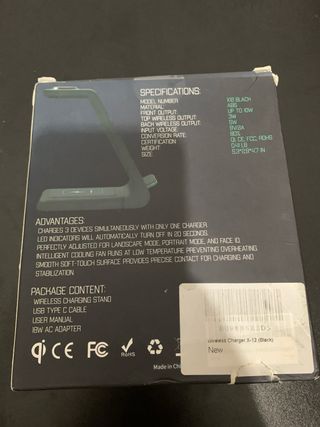 Cargador Inalambrico 3 en 1