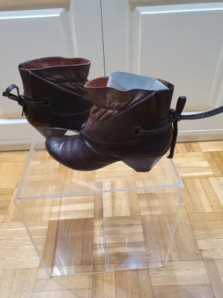 Botines Hispanitas Marrones Talla37