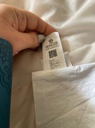 Piumino Moncler donna bianco taglia L