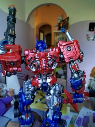 Optimus prime 3d in resina h 60