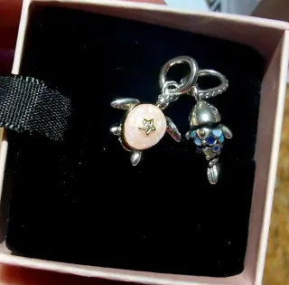 Tartaruga con Diamante e Pesce. Prezzo unitario