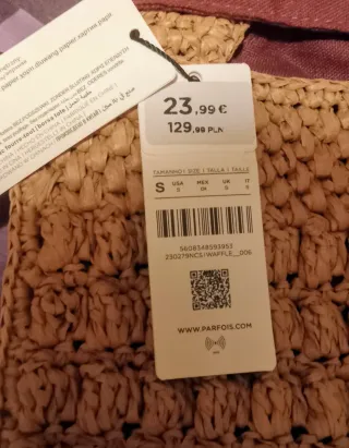 Bolso de rafia Parfois