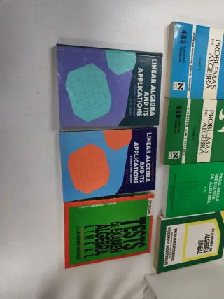 Álgebra, lote de 11 libros