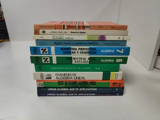 Álgebra, lote de 11 libros