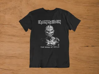 T-shirt Iron Maiden Eddie The Book of Souls Preta